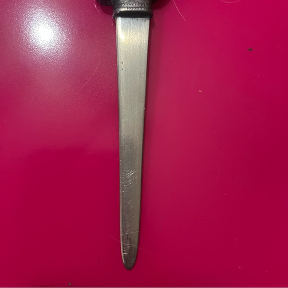 Vintage Pewter Hefty Letter Opener with Golf Bag and Golf Clubs 1985 by Metzke - Picture 3 of 6